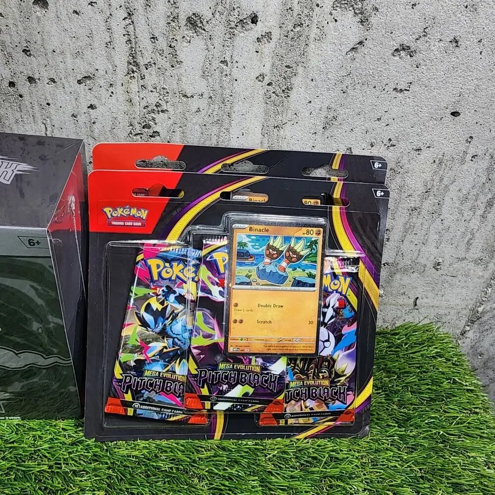Pokemon TCG Mega Evolution Pitch Black ETB, Booster Bundle, Blister Lot Bundle